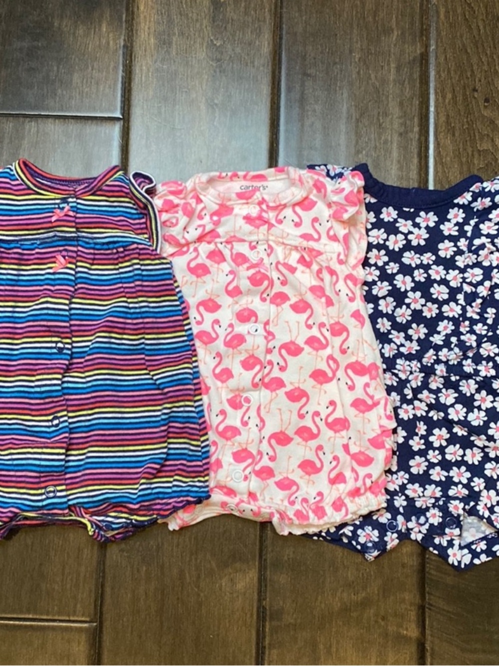 💜3/$15 Carter’s Newborn Romper Bundle (3)